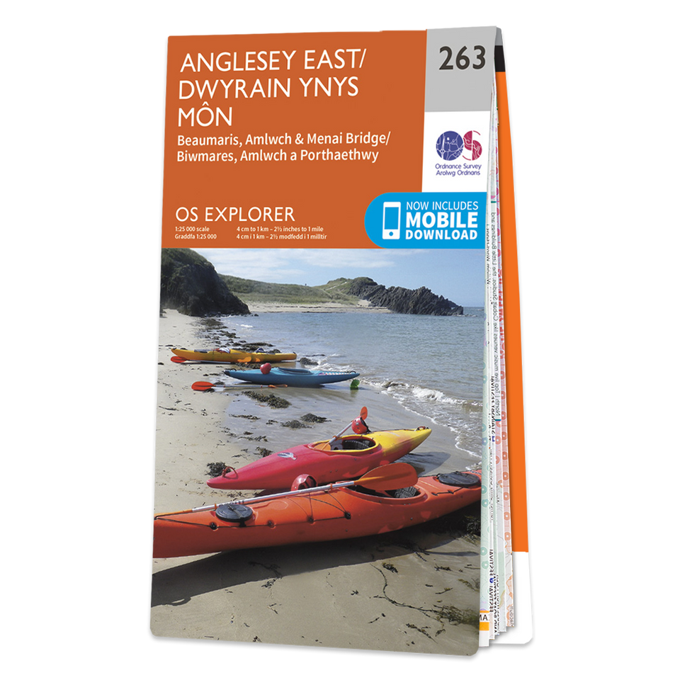 OS Explorer Map 263 Anglesey East