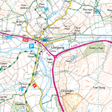 OS Explorer Map 214 Llanidloes and Newtown