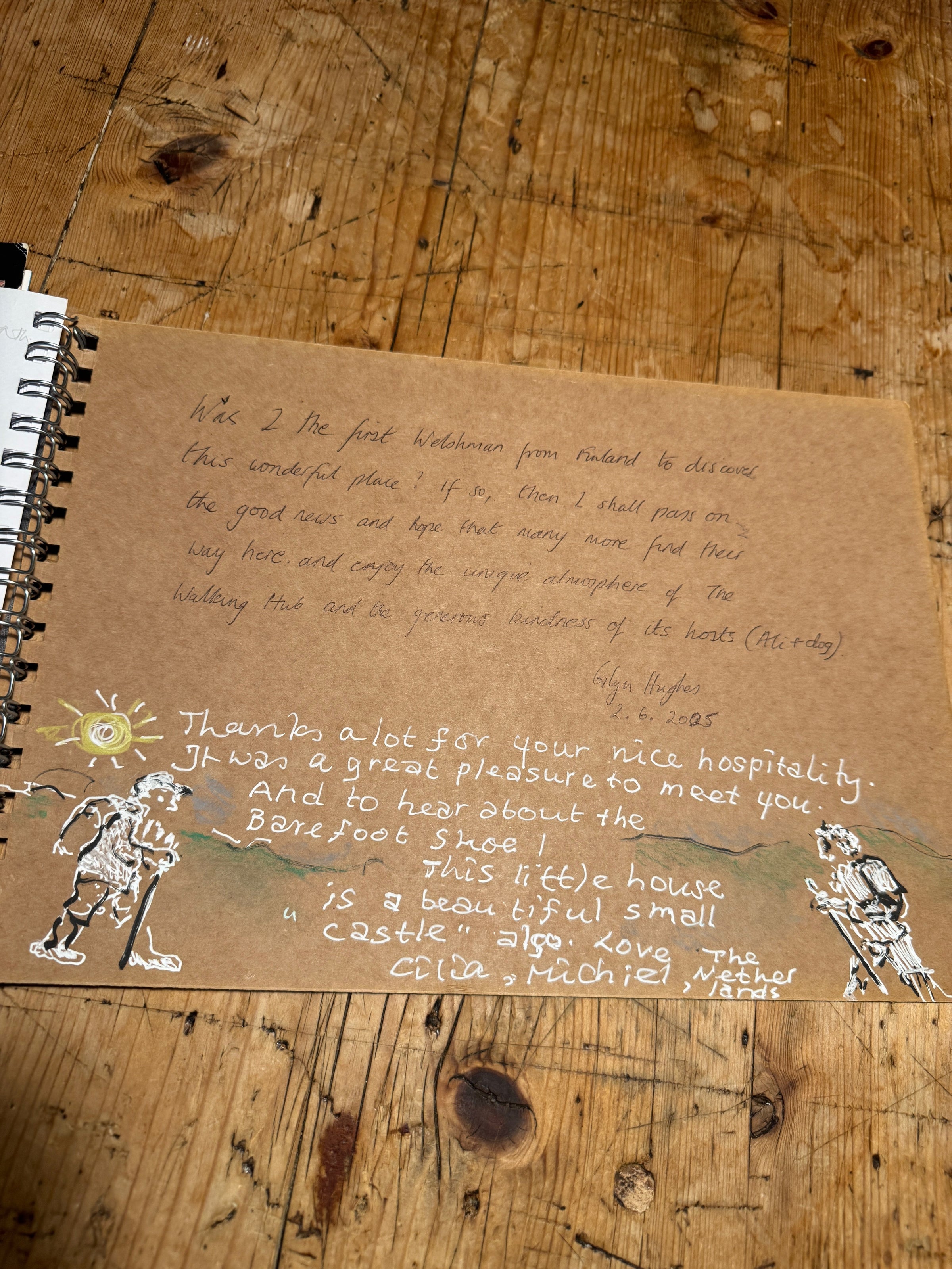 8 years, one special guest book.  The final page..