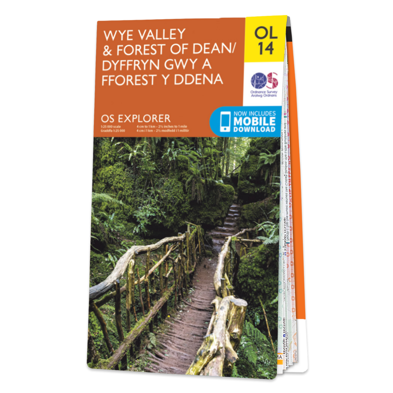OS Explorer Map  OL14 Wye Valley and  Forest of Dean