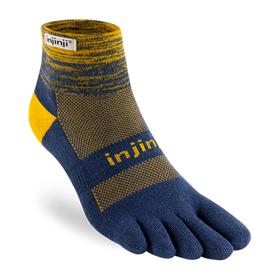 Injinji Trail Socks Midweight Coolmax Mini Crew Toe Socks