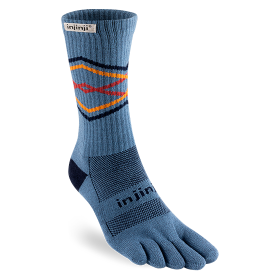 Injinji Trail Midweight Coolmax Crew Toe Socks