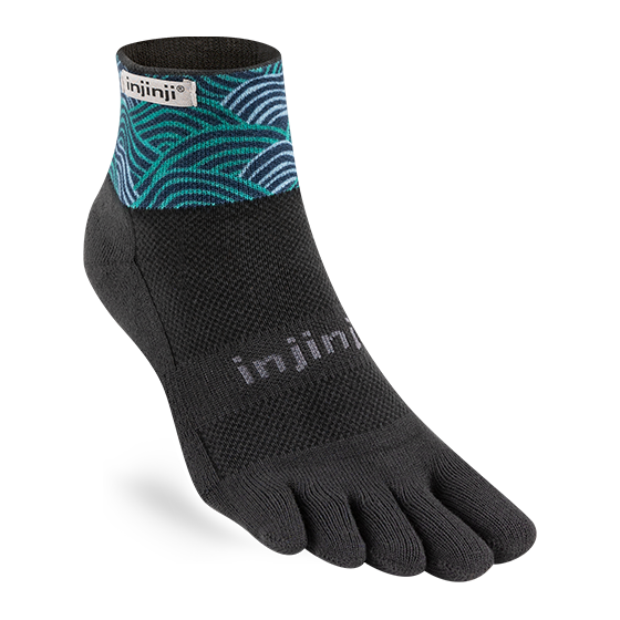 Injinji Trail Socks Midweight Coolmax Mini Crew Toe Socks