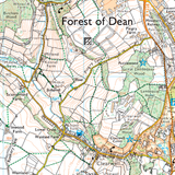 OS Explorer Map  OL14 Wye Valley and  Forest of Dean