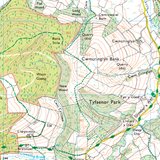 OS Explorer Map  214 Llanidloes and Newtown