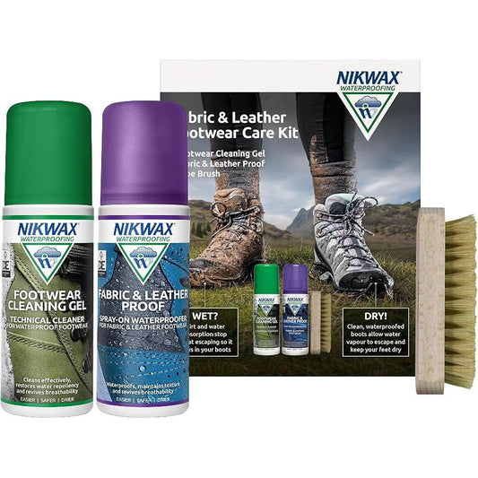 Nikwax Fabric & Leather Footwear Care Kit