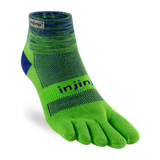 Injinji Trail Socks Midweight Coolmax Mini Crew Toe Socks