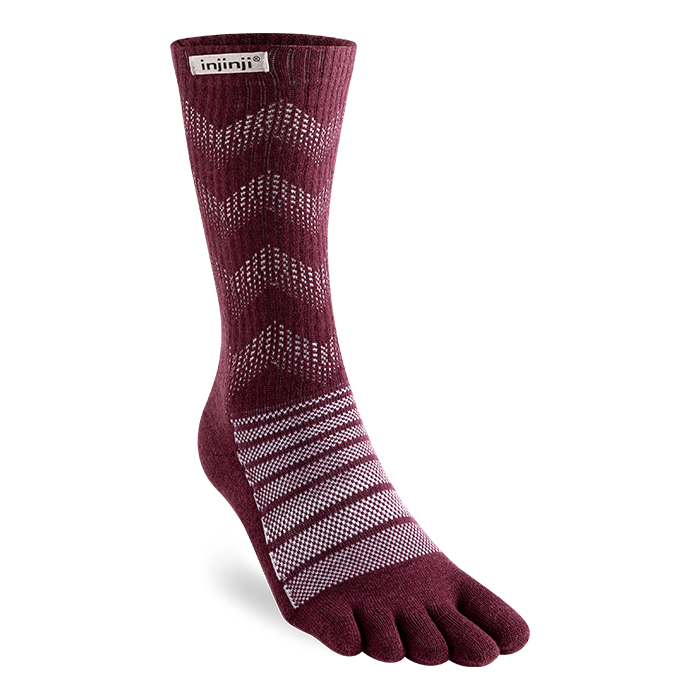 Injinji Outdoor Midweight Merino Wool Crew Toe Socks
