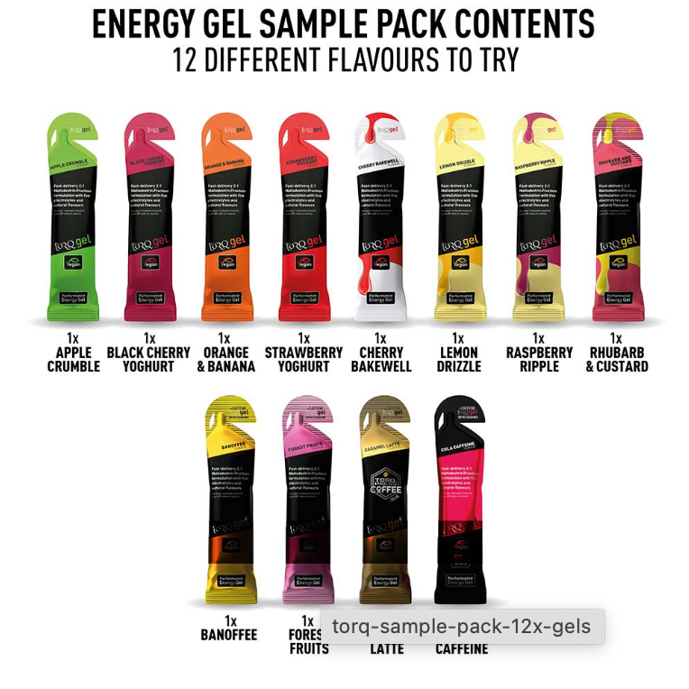 Torq Energy Gel Sample Pack of 12