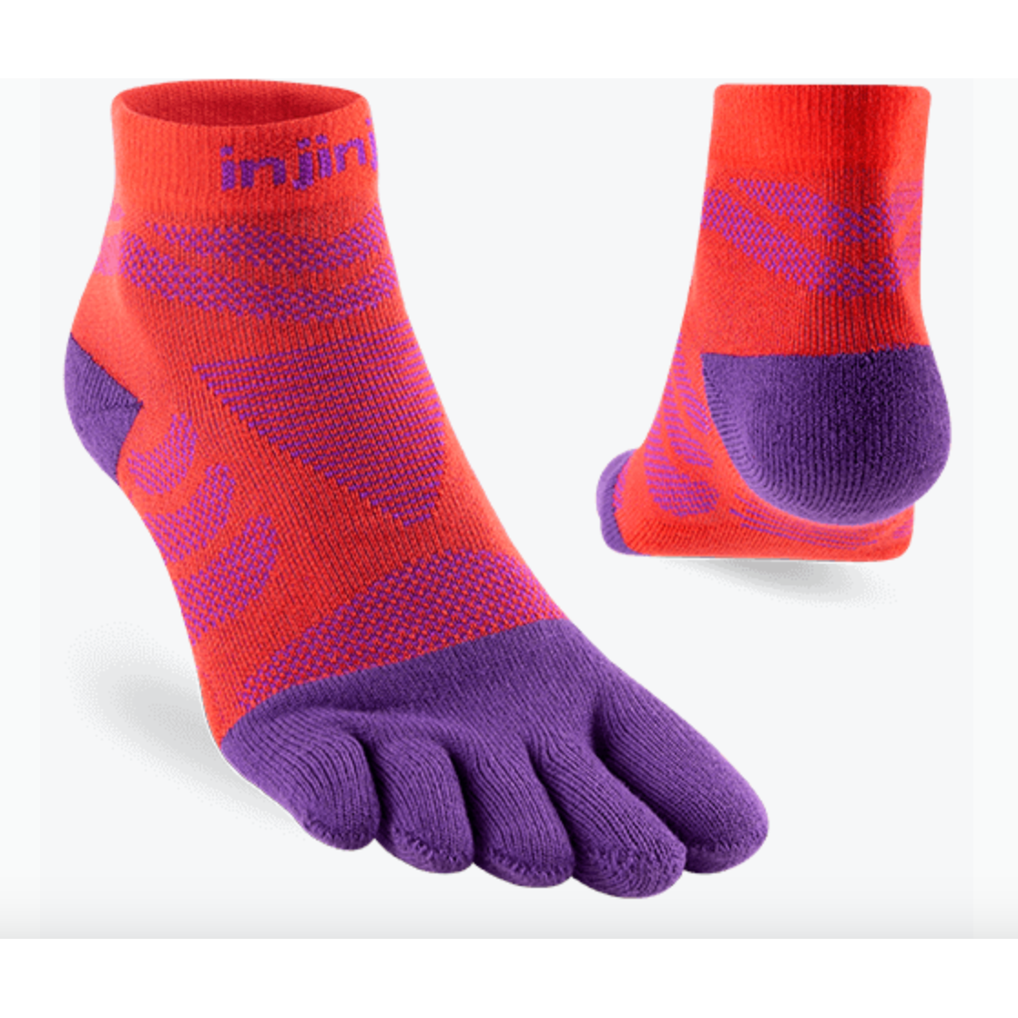 Injinji Womens Run Ultra Mini-Crew Toe Socks