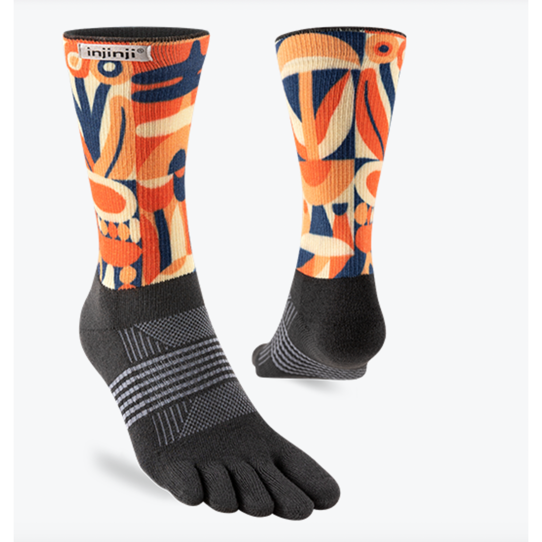 Injinji Womens Crew Toe Socks