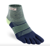 Injinji Womens Trail Medium Weight Mini Crew Toe Socks