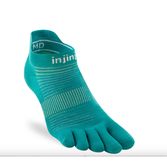 Injinji Womens Run Lightweight No-show Coolmax Toe socks