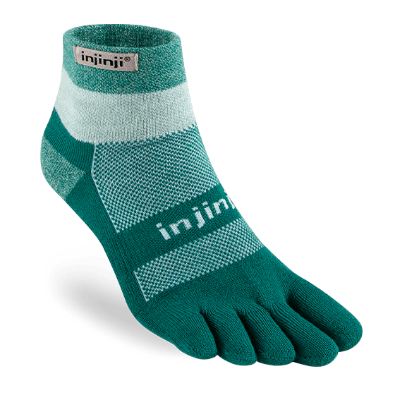 Injinji Trail Socks Midweight Coolmax Mini Crew Toe Socks